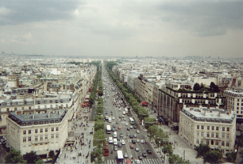 [Paris from the Arc De Triumph]